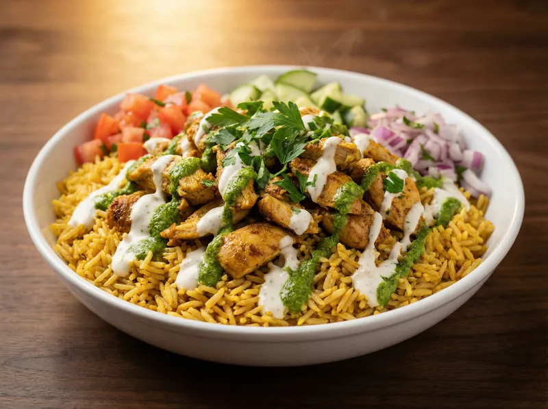 Chicken Shawarma Bowl — Mediterranean dish at Pita Kabab Cedar Rapids
