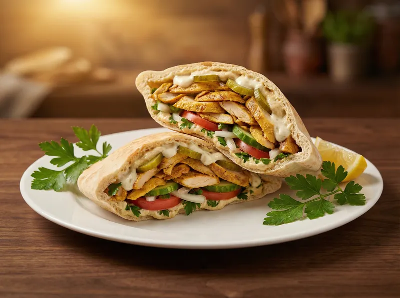 Chicken Shawarma — Mediterranean dish at Pita Kabab Cedar Rapids