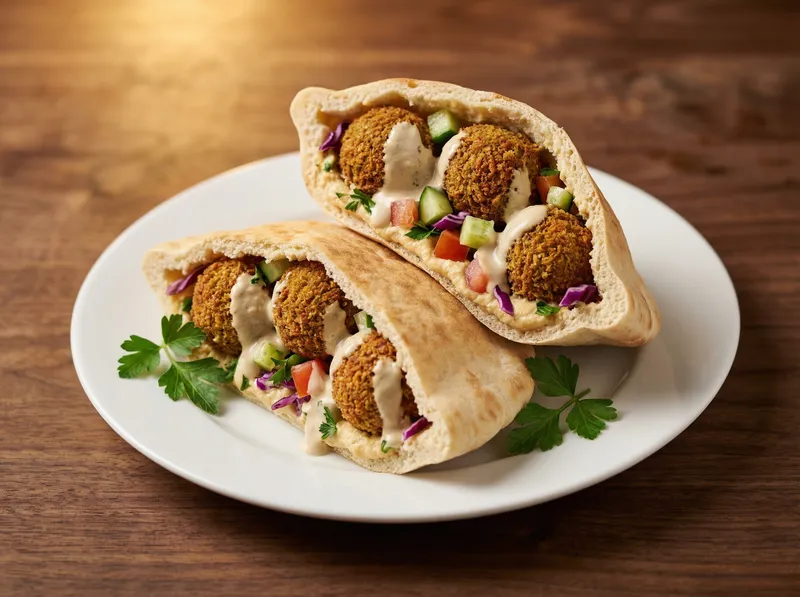 Falafel — Mediterranean dish at Pita Kabab Cedar Rapids