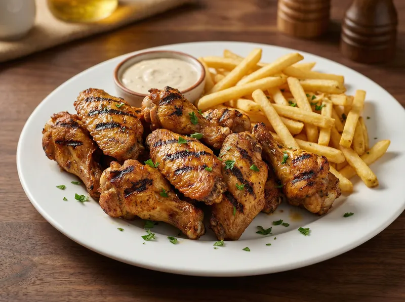 10pc Party Wings Platter — Pita Kabab Cedar Rapids